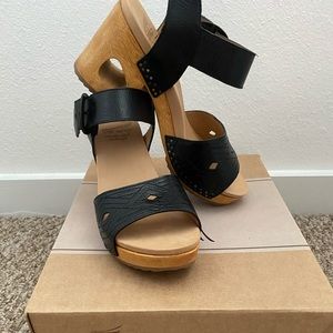 Dansko Odele Black Tumbled Calf